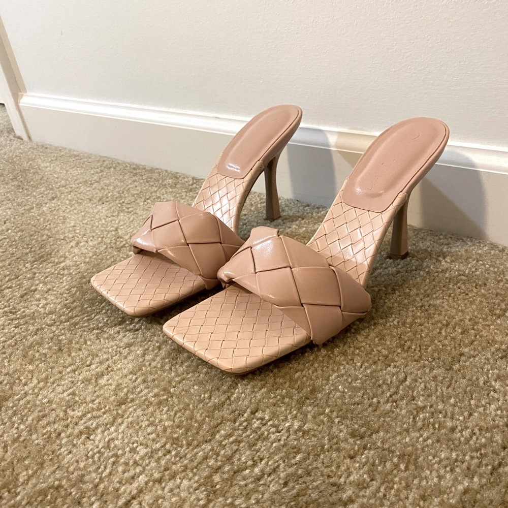 Braided Woven Heel Sandal